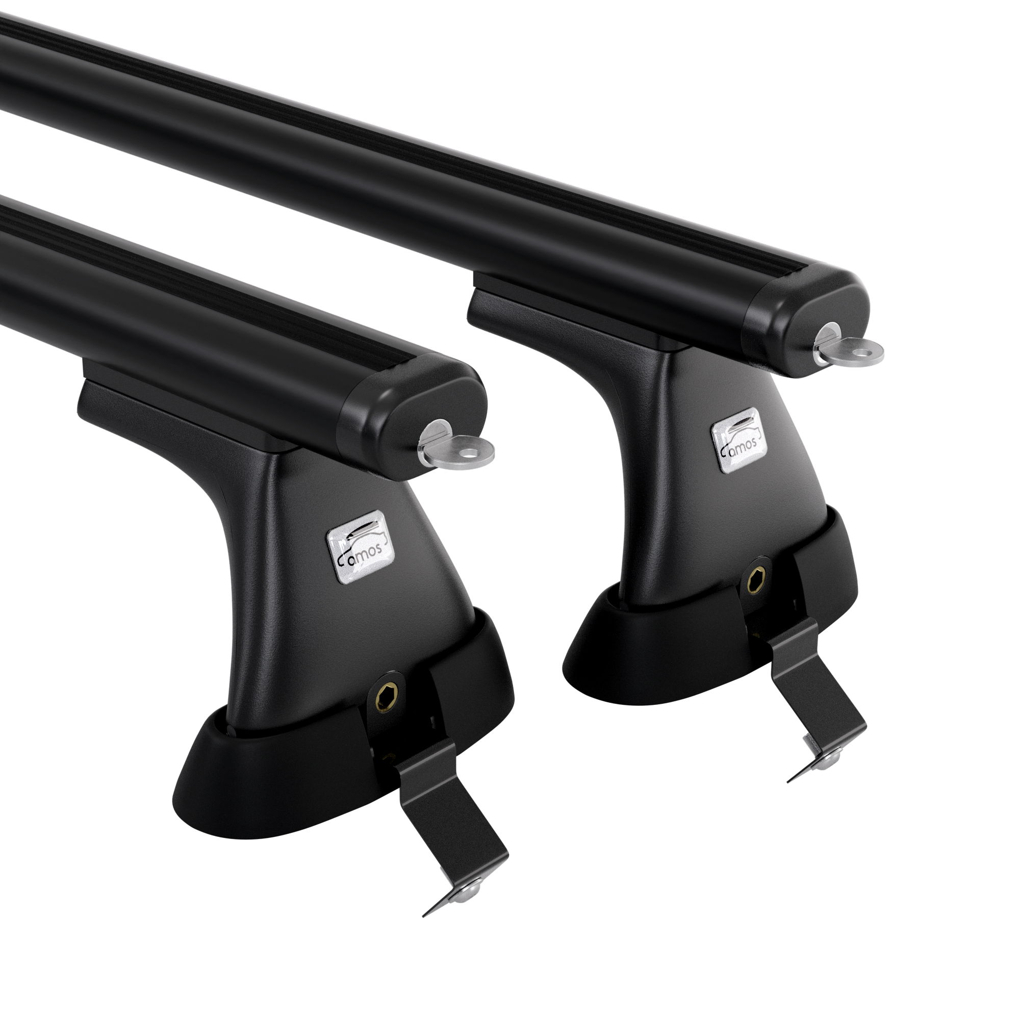 Bagażnik bazowy AMOS Koala K-T Aero Black 1,2 m na aucie