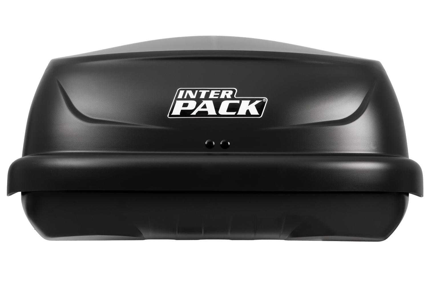 Box dachowy Inter Pack Traxer 5.6 antracyt — wnętrze boxa wypełnione bagażem podróżnym