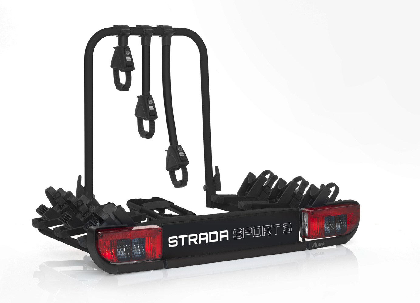 Atera Strada Sport M3 na 3 rowery – widok pod innym kątem