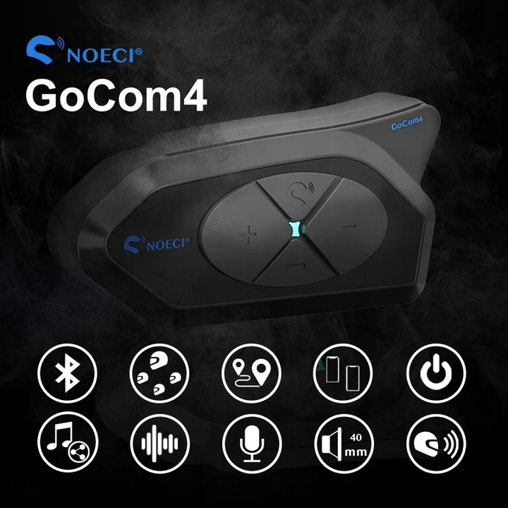 Interkom motocyklowy NOECI GoCom4 na kasku