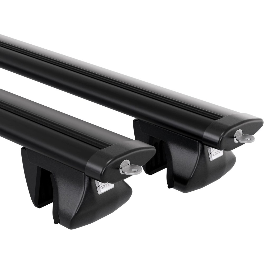 Bagażnik bazowy AMOS Alfa Dynamic Black 1,65 m z zamkiem na aucie