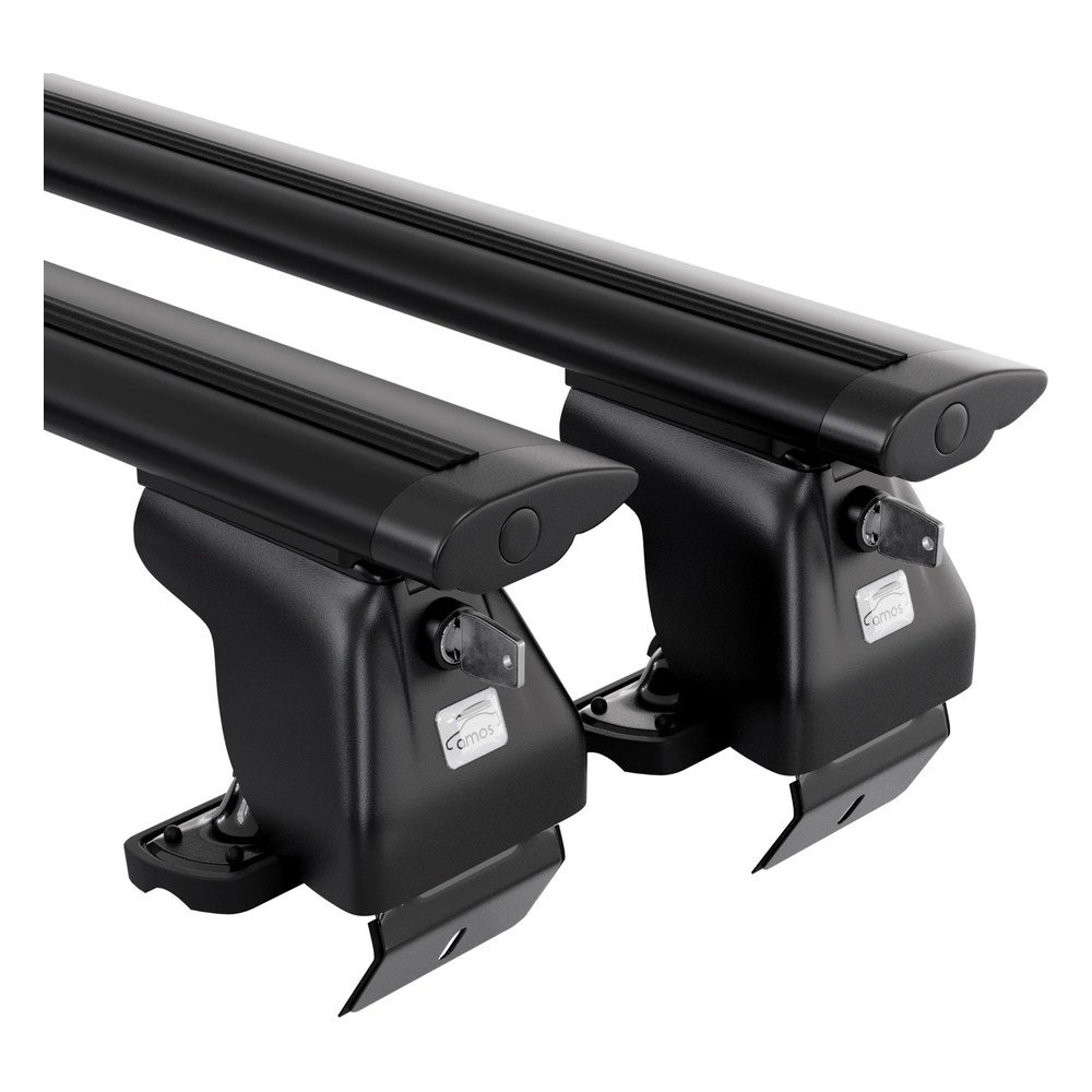 Bagażnik bazowy AMOS Dromader D6 Dynamic Black 1,4 m z zamkiem na aucie