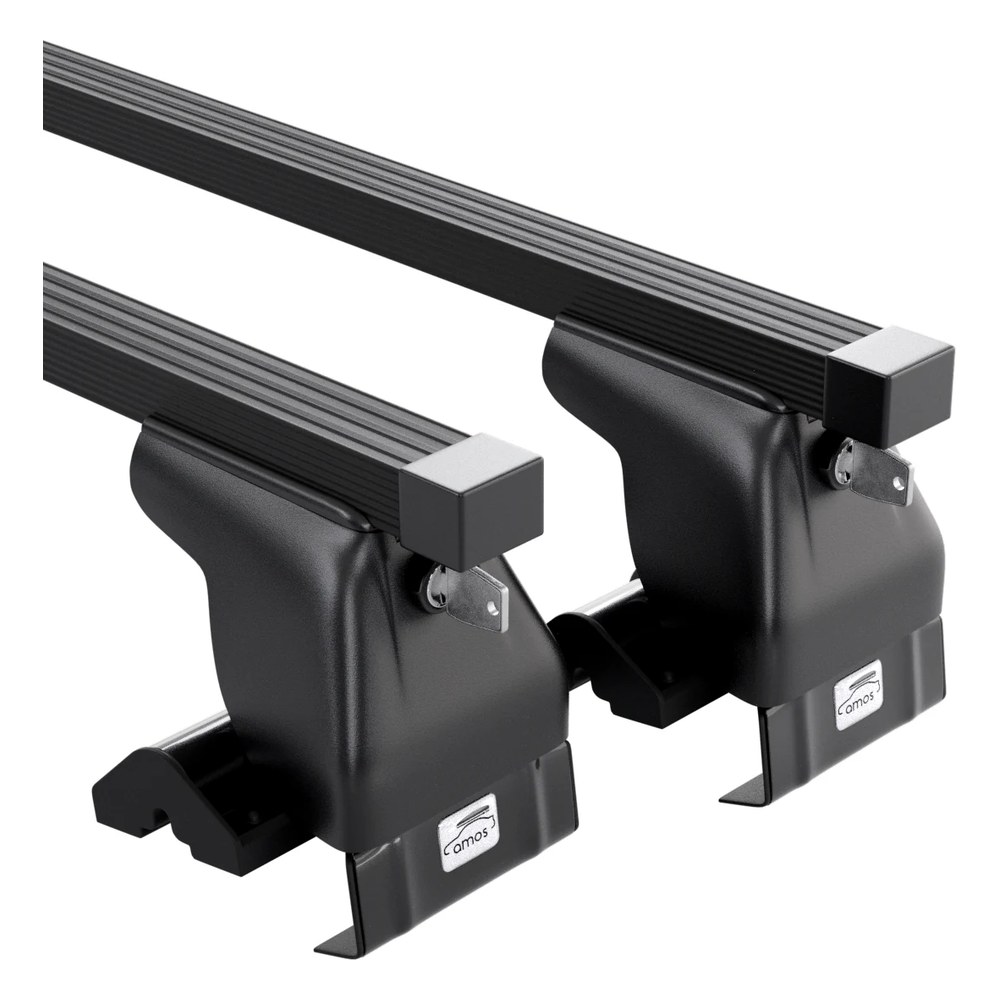 Bagażnik bazowy AMOS Dromader D7 stalowy 1,4 m z zamkiem na aucie