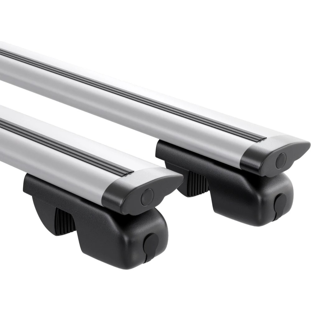 Bagażnik bazowy AMOS Nowy Aero Black 1,4 m na aucie
