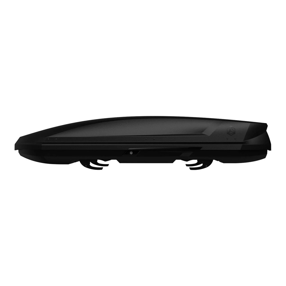Box dachowy Northline EvoSpace HX TEF czarny mat 310L – profil boczny z uchwytami montażowymi