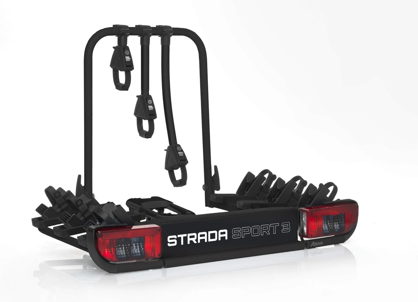 Atera Strada Sport M3 na 3 rowery – widok pod innym kątem