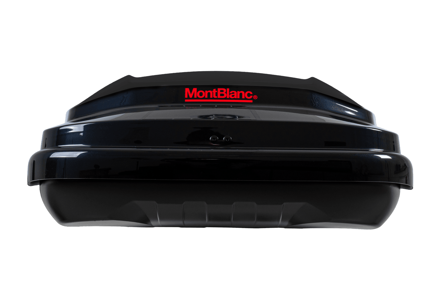 Box dachowy Mont Blanc Altitude 350 czarny metalik — detal montażu boxa