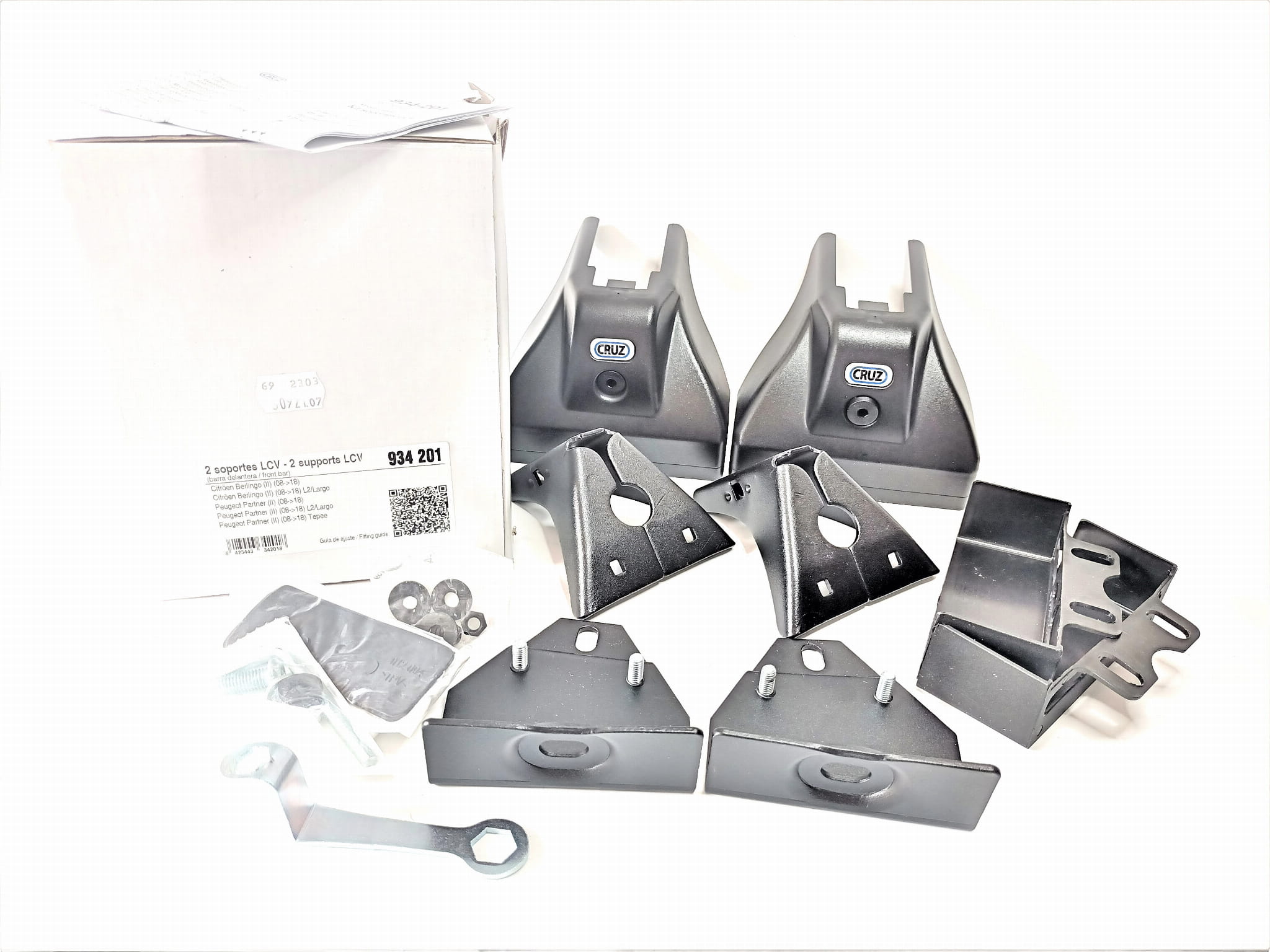 Kit CRUZ 934-201 — Citroen Berlingo II (2008-2018), Peugeot Partner II (2008-2018) — zastosowanie