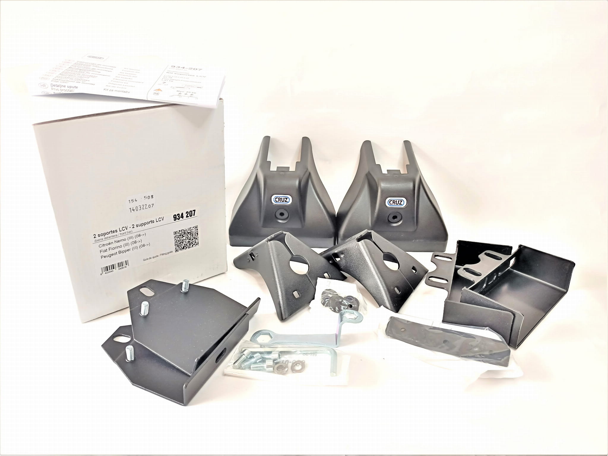 Kit CRUZ 934-207 — Fiat Fiorino II (od 2008), Peugeot Bipper (2009-2016), Citroen Nemo (2008-2021) — zastosowanie