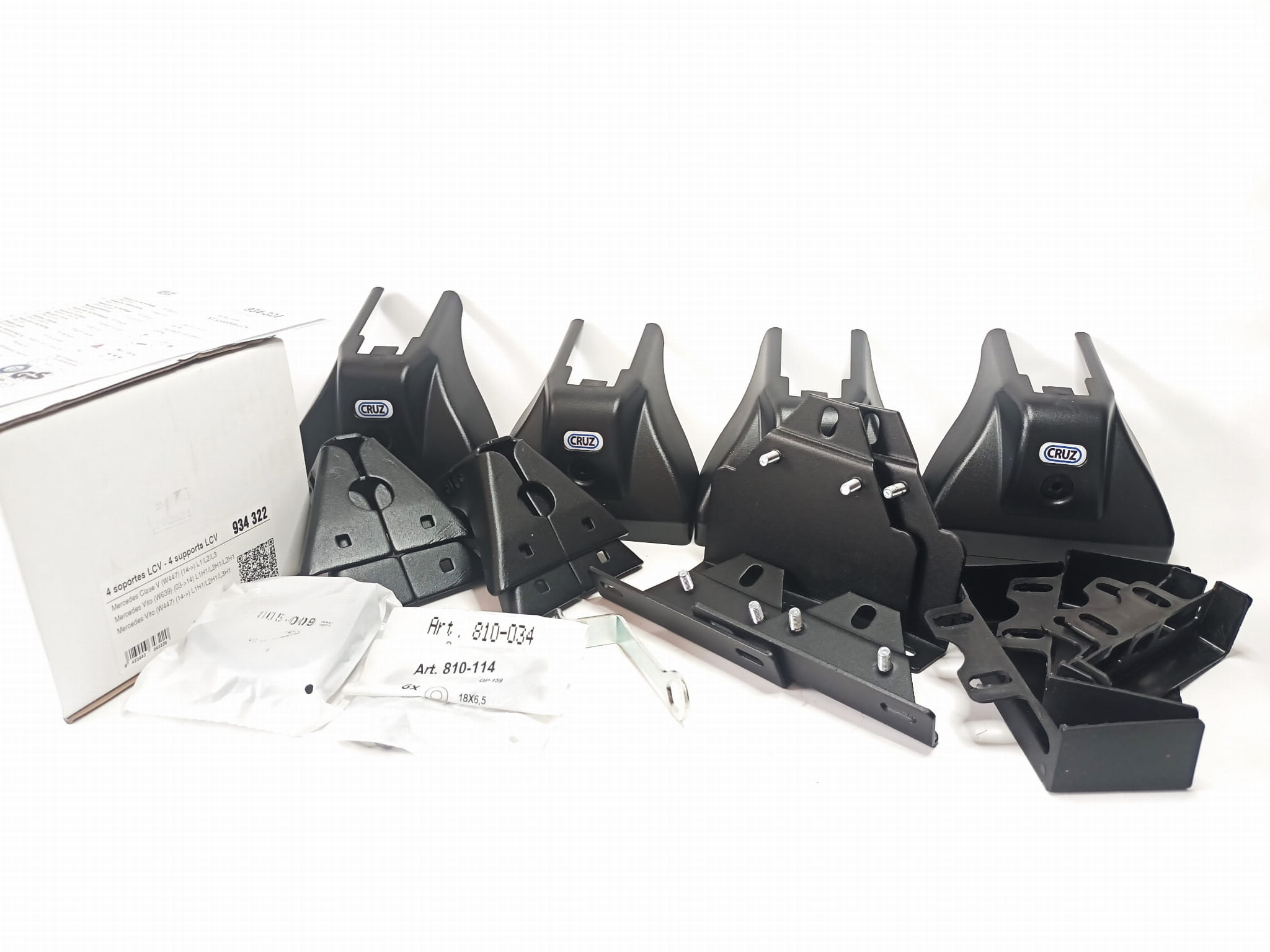 Kit CRUZ 934-322 — Mercedes Vito II W639 (2003-2014), Mercedes Viano I i II (2003-2014), Mercedes Vito III W447 (od 2014) i 1 inne — zastosowanie