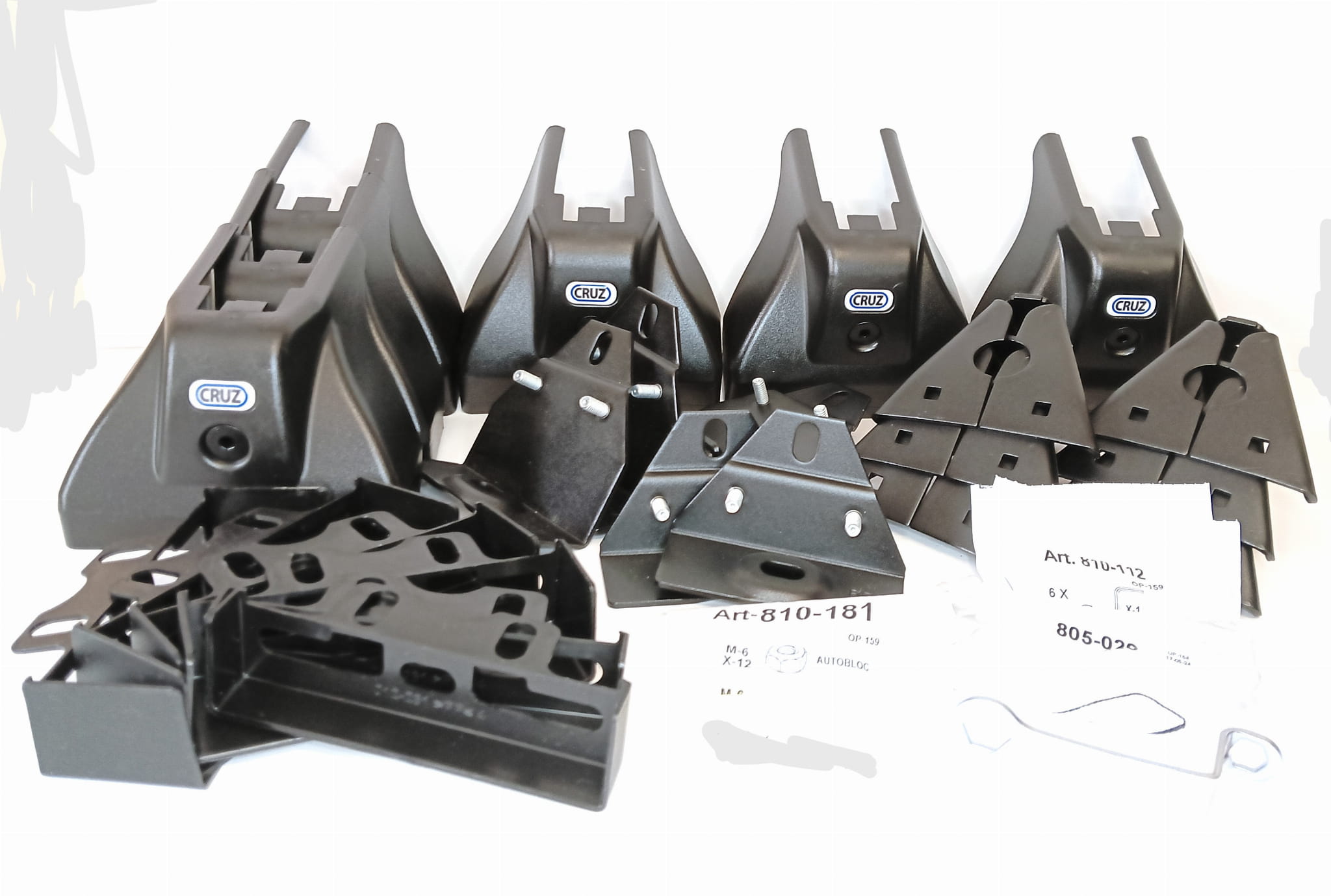 Kit CRUZ 934-401 — Citroen Berlingo II (2008-2018), Peugeot Partner II (2008-2018) — zastosowanie