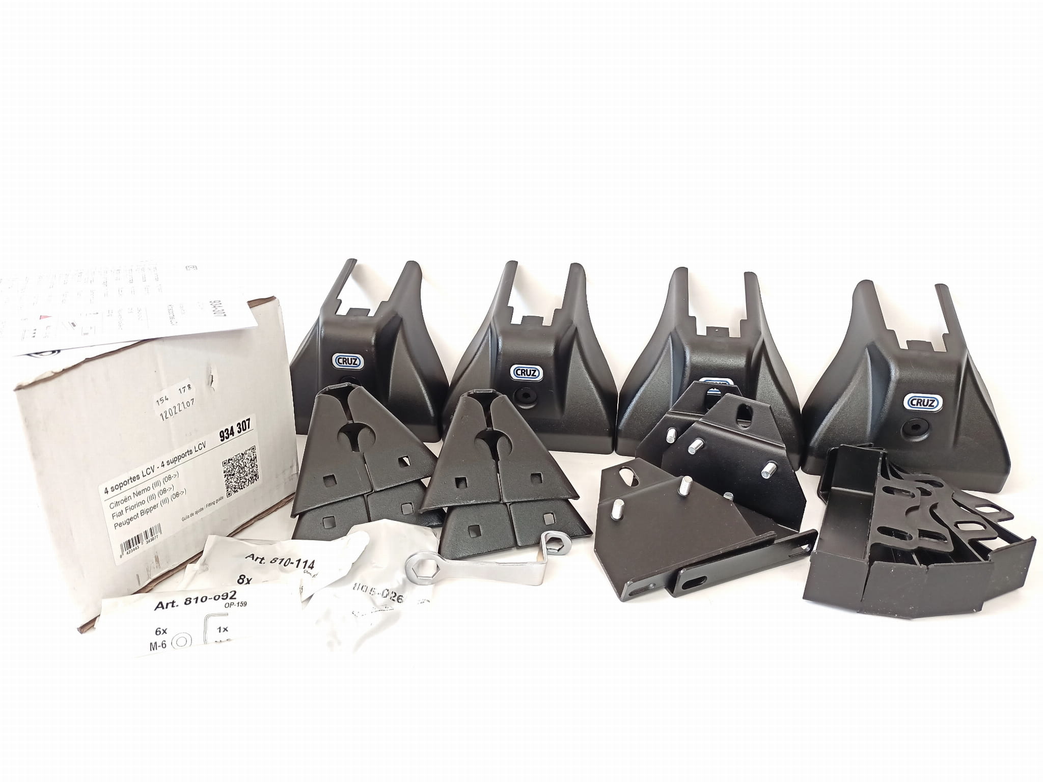 Kit CRUZ 934-307 — Fiat Fiorino II (od 2008), Peugeot Bipper (2009-2016), Citroen Nemo (2008-2021) — zastosowanie