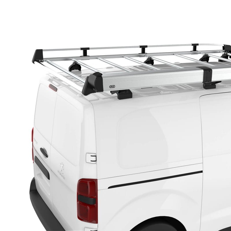 CRUZ Zestaw adapterów do montażu boksu do rur Pipe Carrier obok platformy dachowej Alu