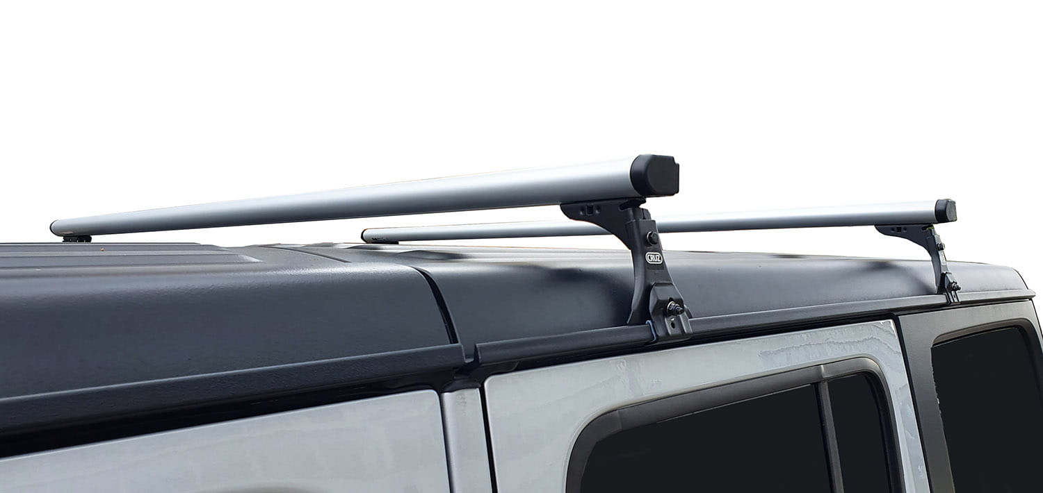 Bagażnik dachowy CRUZ 924-092 + kit 933-010 — Jeep Wrangler YJ,TJ,JK,JL 5d Hard-Top (od 1986) — zastosowanie