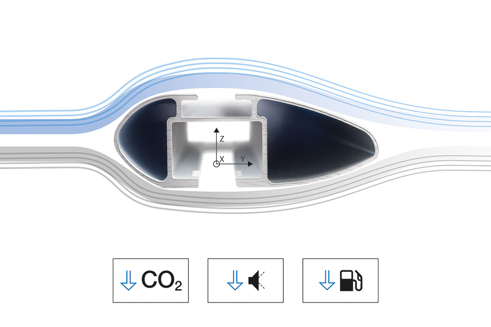 Bagażnik dachowy CRUZ Airo Dark T118 (925-773) + kit 935-828 — Nissan Pick-up (1997-2005), Nissan NP300 Pick-up (2008-2015) — zastosowanie