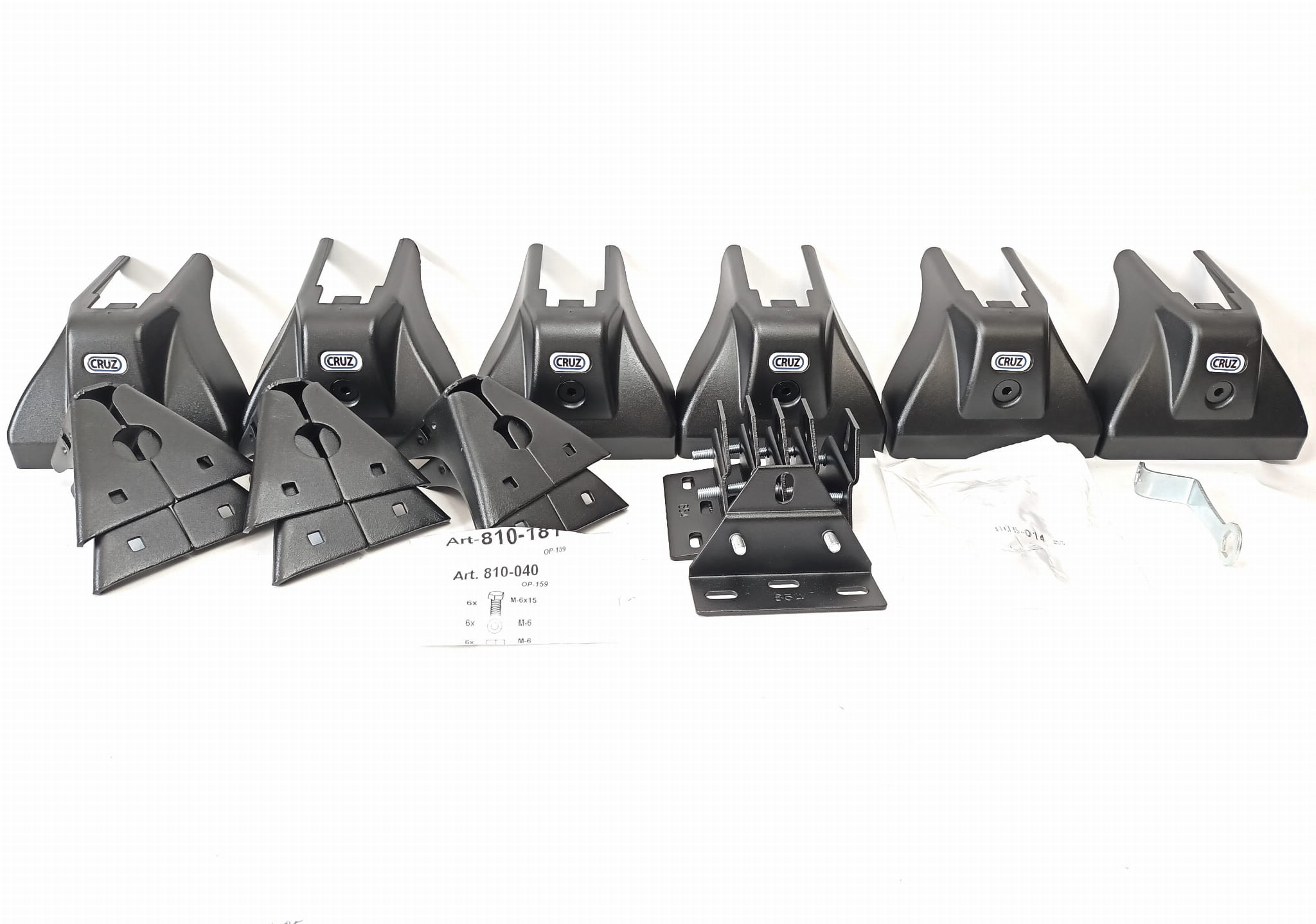 Bagażnik dachowy CRUZ 925-098 + kit 934-425 — Mercedes Sprinter II, III (od 2006), Volkswagen Crafter I (2006-2017) — zastosowanie