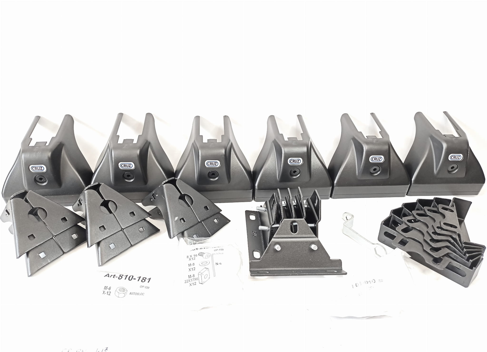 Bagażnik dachowy CRUZ 925-097 + kit 934-413 — Fiat Talento II (od 2016), Nissan NV300 (od 2016), Opel Vivaro II (2014-2019) i 4 inne — zastosowanie