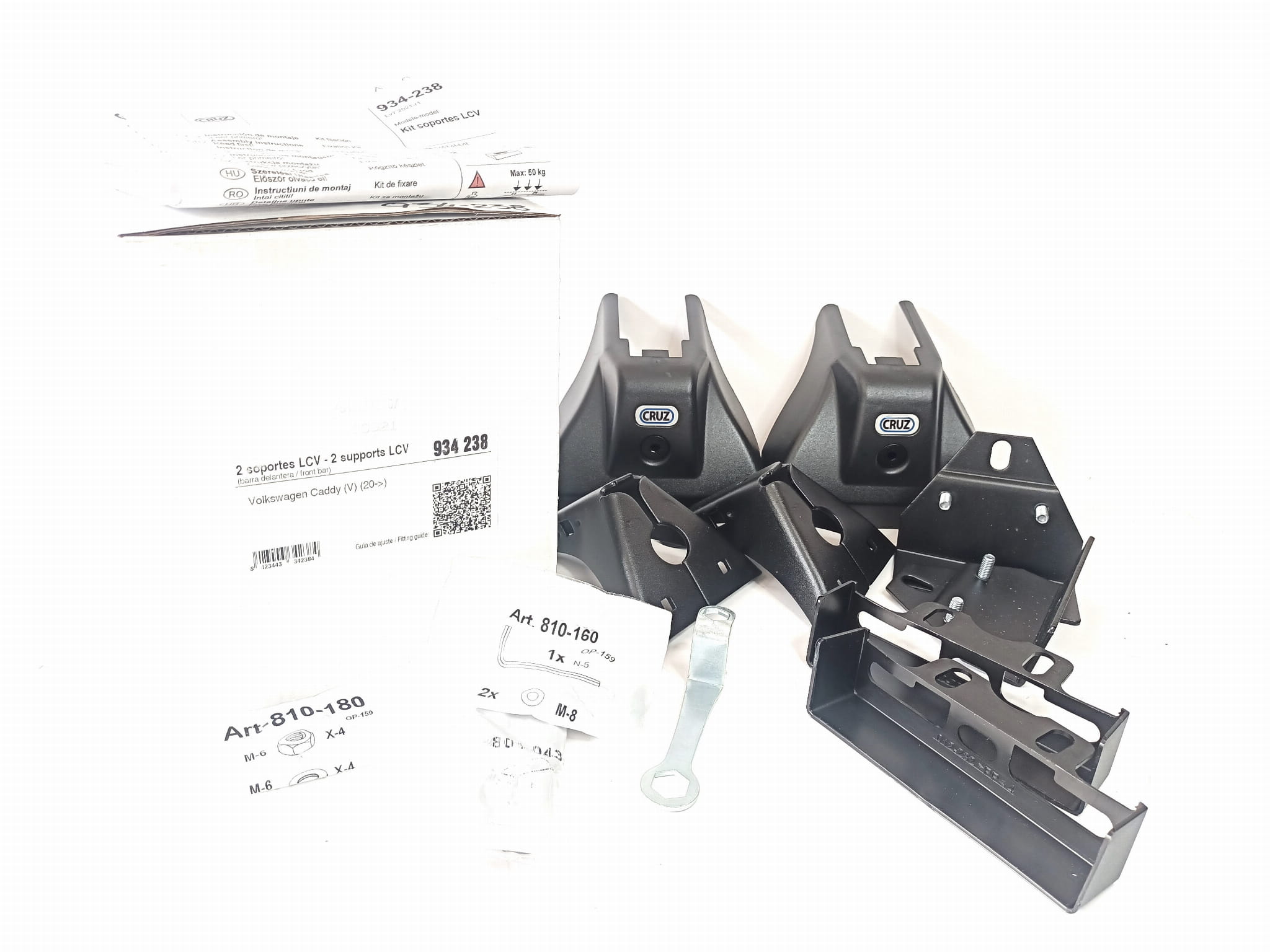 Bagażnik dachowy CRUZ 925-085 + kit 934-238 — zastosowanie