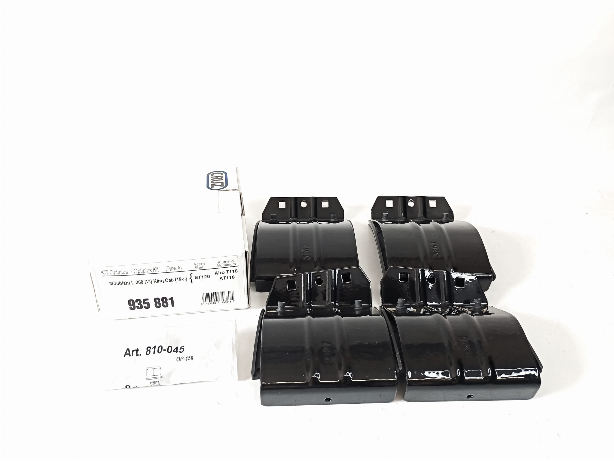 Bagażnik dachowy CRUZ 924-843 + kit 935-881 — Mitsubishi L-200 VI (od 2019) — zastosowanie