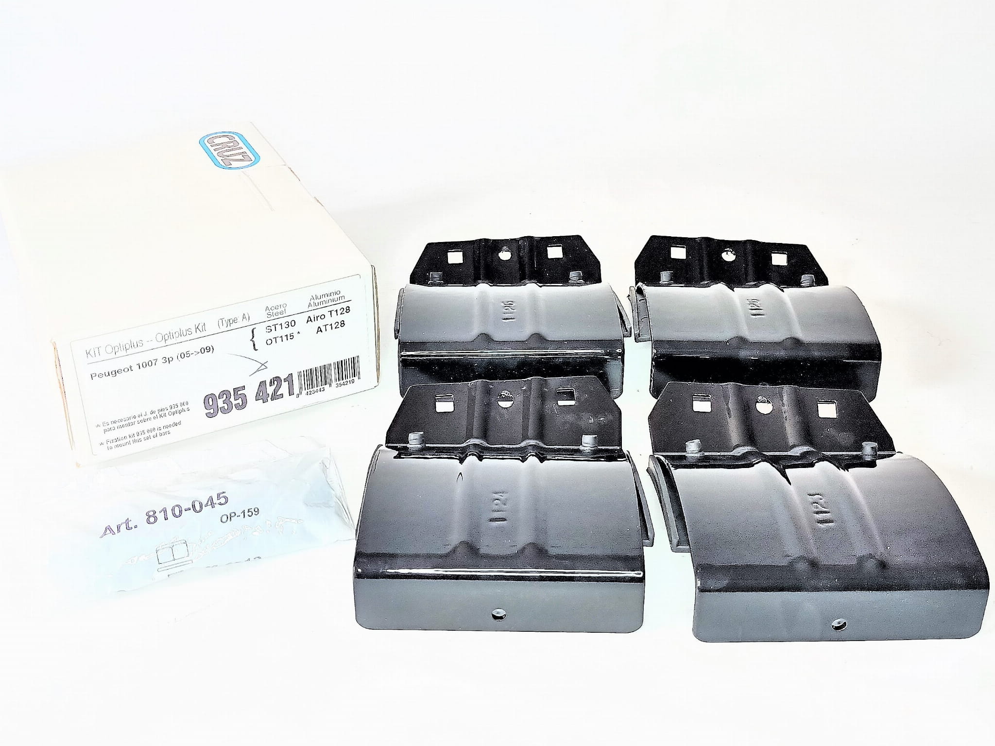 Bagażnik dachowy CRUZ Oplus ST 130 (921-315) + kit 935-421 — Peugeot 1007 (2005-2009) — zastosowanie