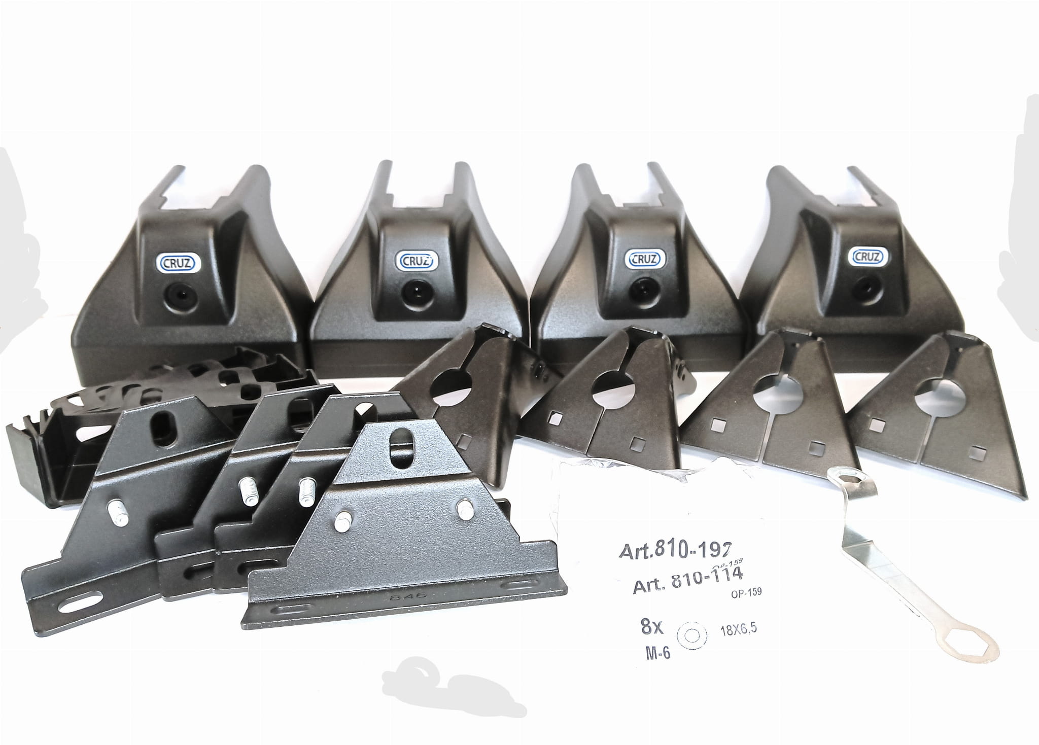 Bagażnik dachowy CRUZ 924-093+941-322x2 + stopy 934-319 — Maxus Deliver 9 (od 2020), Maxus eDeliver 9 (od 2020) — zastosowanie