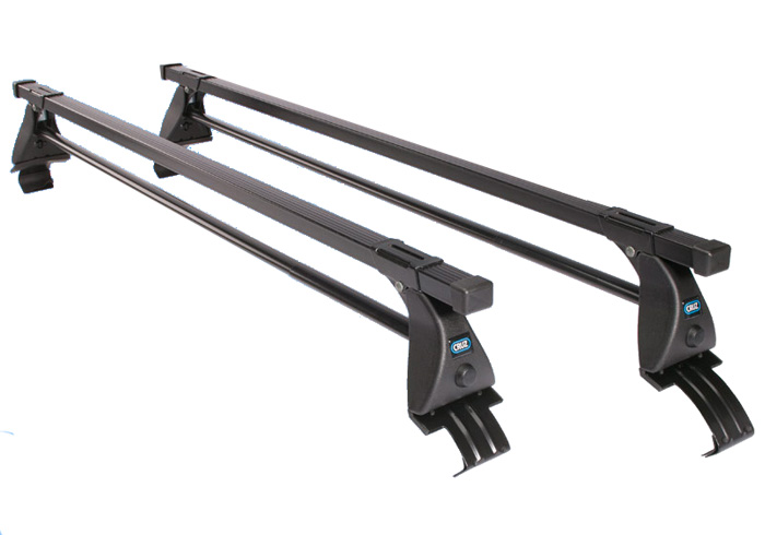Bagażnik dachowy CRUZ OT-105 + kit 935-307 + stopy 935-000 — Nissan Almera I (1995-2000), Nissan Sunny (1991-1995), Volkswagen Golf III (1992-1998) i 5 innych