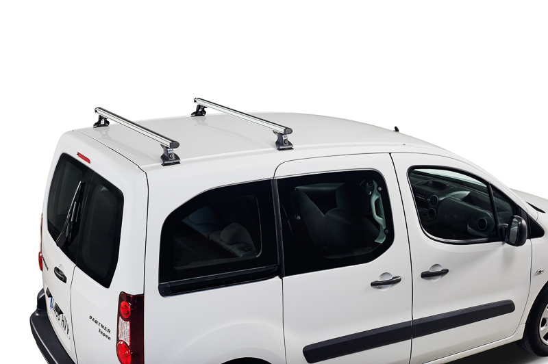 Bagażnik dachowy CRUZ 924-071 + kit 934-301 — Citroen Berlingo II (2008-2018), Peugeot Partner II (2008-2018) — zastosowanie