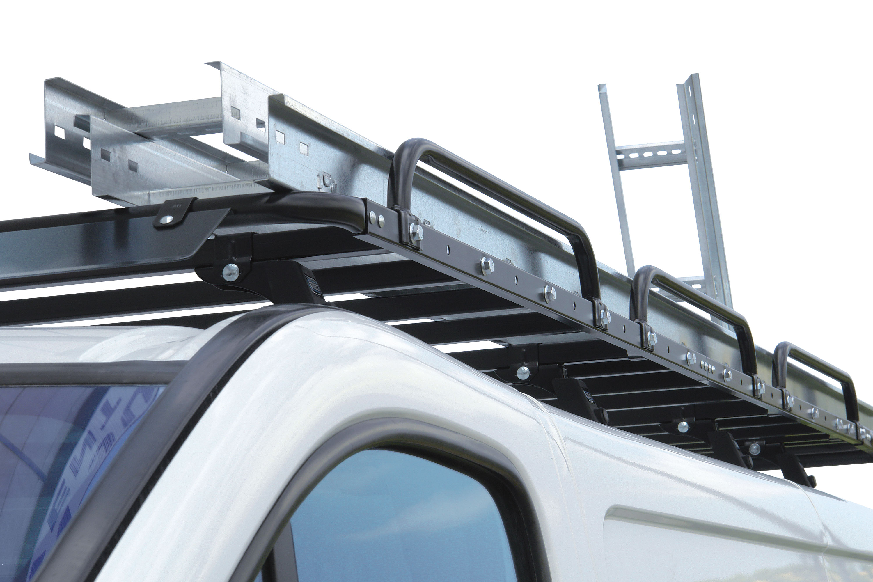 Platforma dachowa CRUZ 910-453 + stopy 934-517 — Opel Movano B (2010-2021), Nissan NV400 (od 2010), Renault Master II i III (2010-2024) i 1 inne