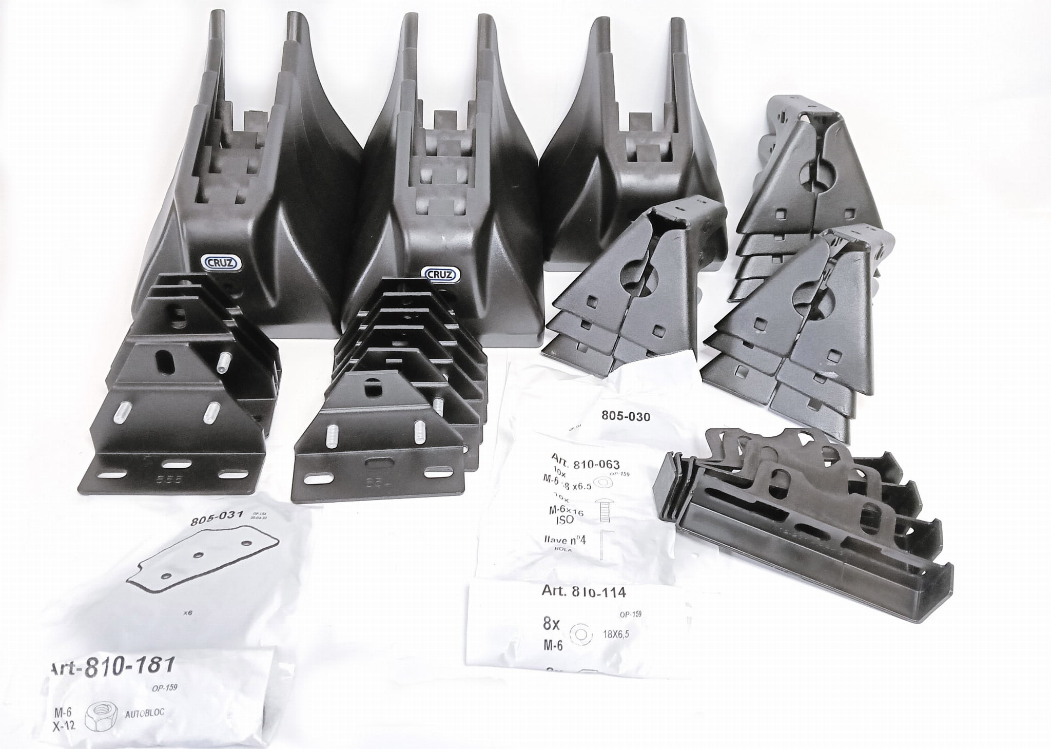 Platforma dachowa CRUZ 912-552 + stopy 934-624 + kit 941-375x3 — Volkswagen Multivan T5 i T6 (2003-2022), Volkswagen T5 (2003-2015), Volkswagen T6 (2015-2024) — zastosowanie