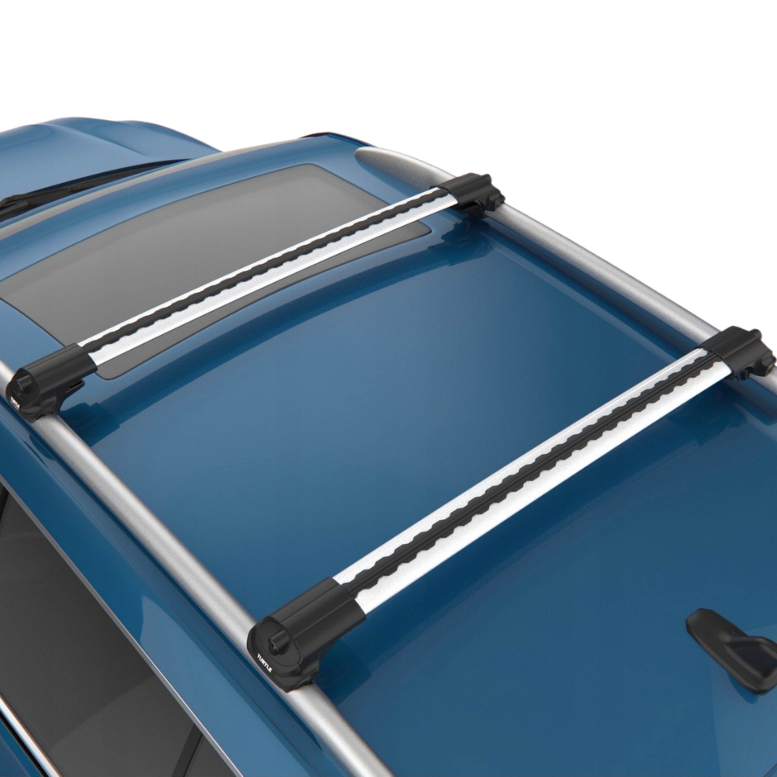 Bagażnik na relingi Turtle Air-1 90 cm, srebrny, T/MC01001-9090 — szczegóły