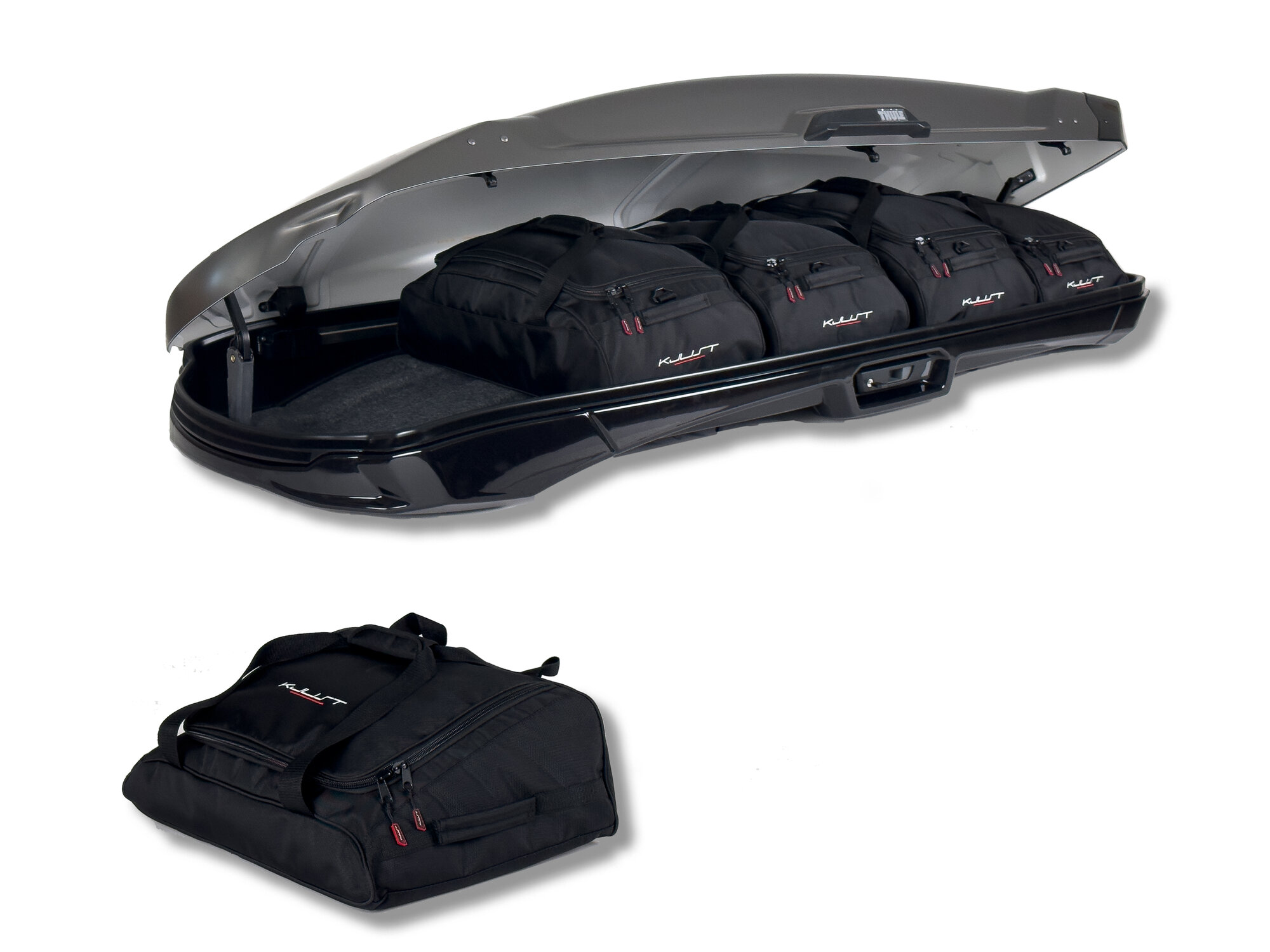 Torby KJUST do boksu dachowego Thule Vector Alpine — torba frontowa
