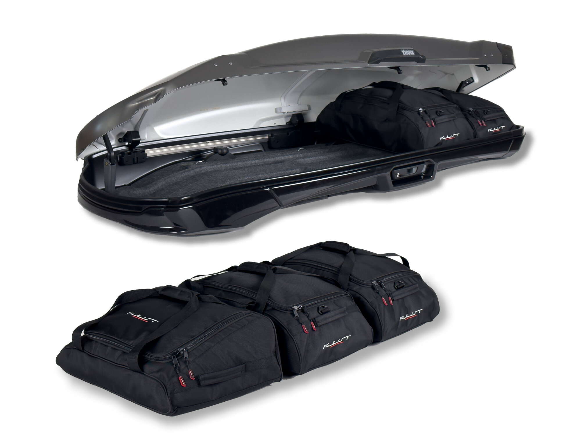 Torby KJUST do boksu dachowego Thule Vector Alpine — komplet toreb