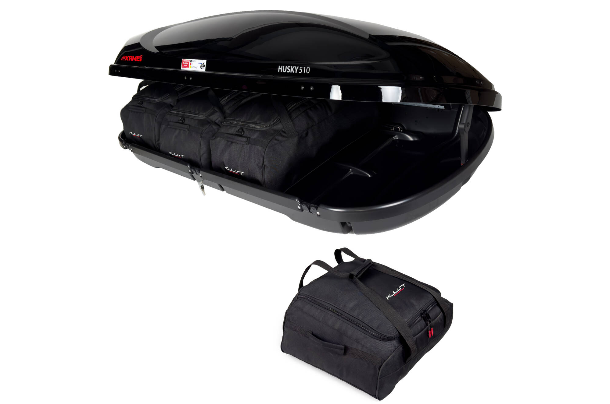 Torby KJUST do boksu dachowego Kamei Husky 510 — torba bazowa