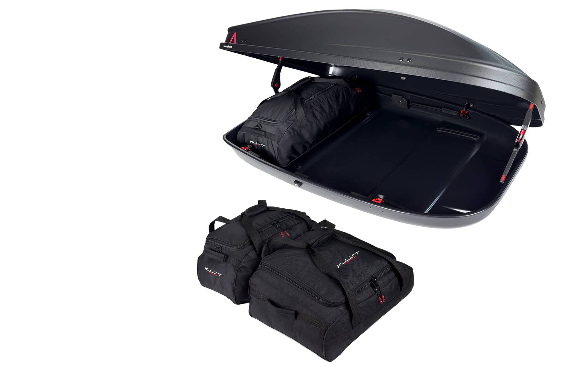 Torby KJUST do boksu dachowego G3 Spark 400 — komplet toreb