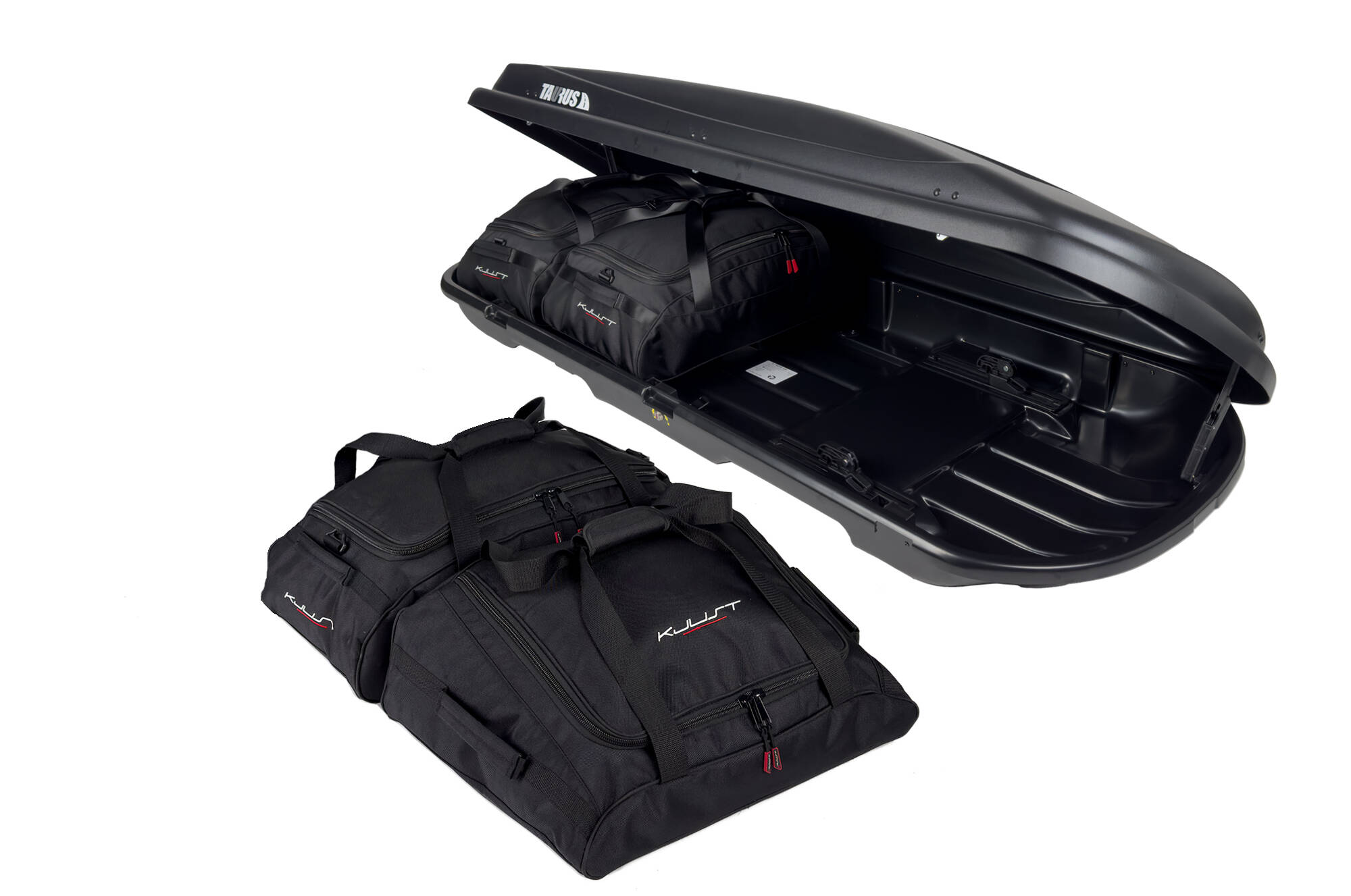 Torby KJUST do boksu dachowego Taurus Xtreme 400 — komplet toreb