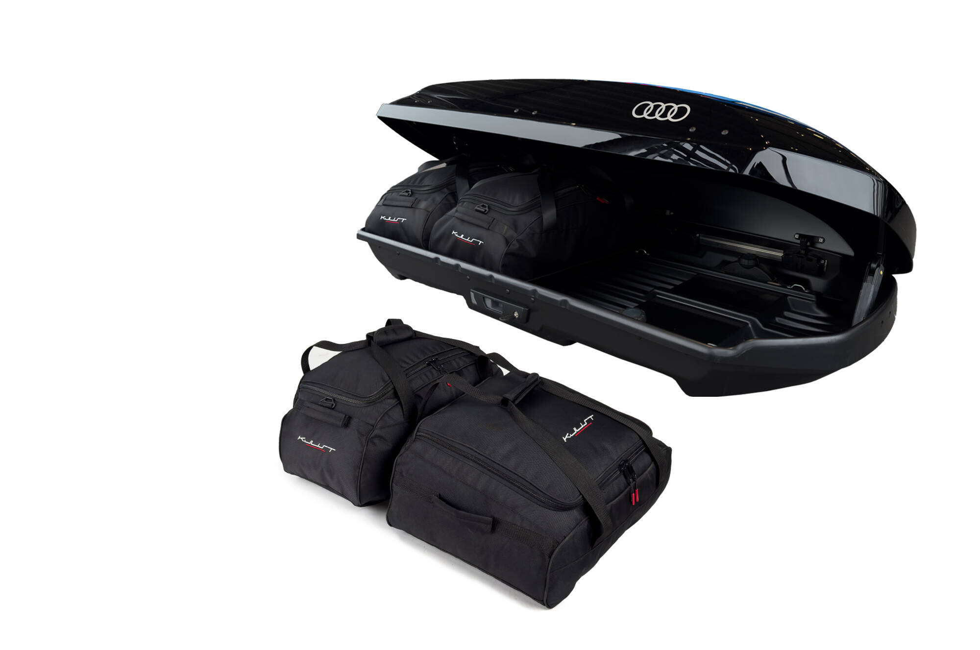 Torby KJUST do boksu dachowego Audi 4K1071200Y9B 310L — komplet toreb