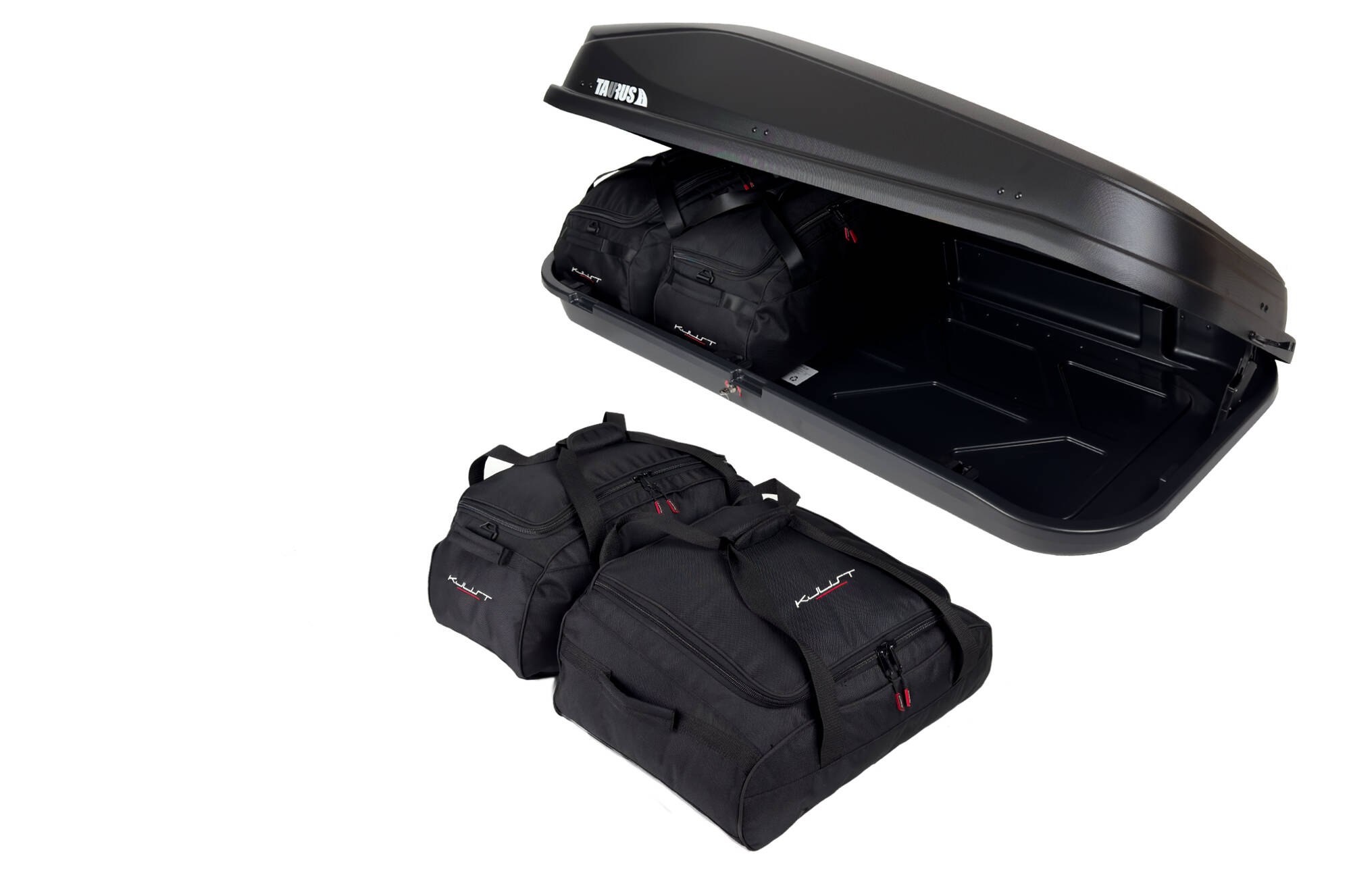 Torby KJUST do boksu dachowego Taurus Easy 430 — komplet toreb