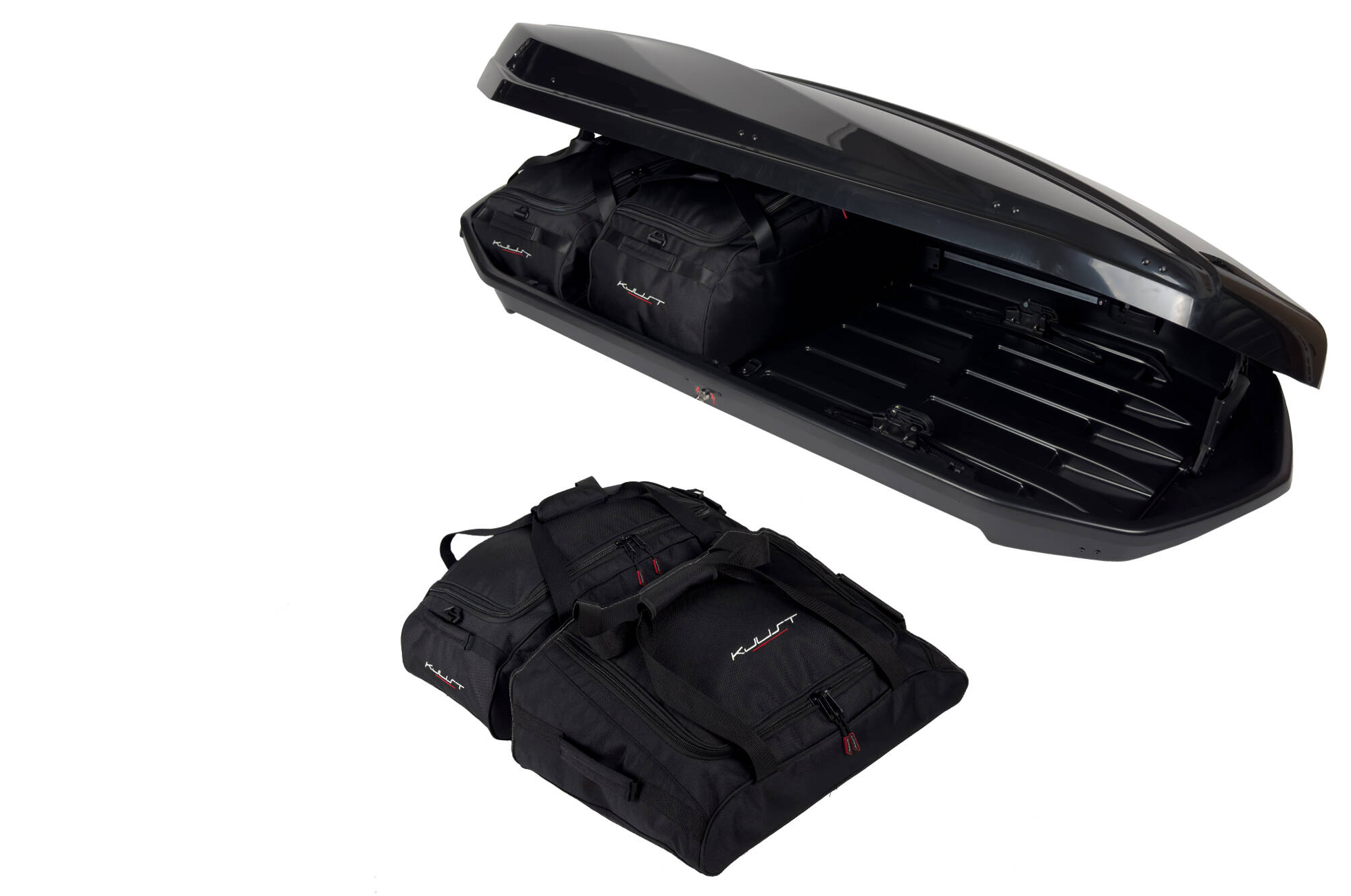 Torby KJUST do boksu dachowego Aleo Strike 440 — komplet toreb