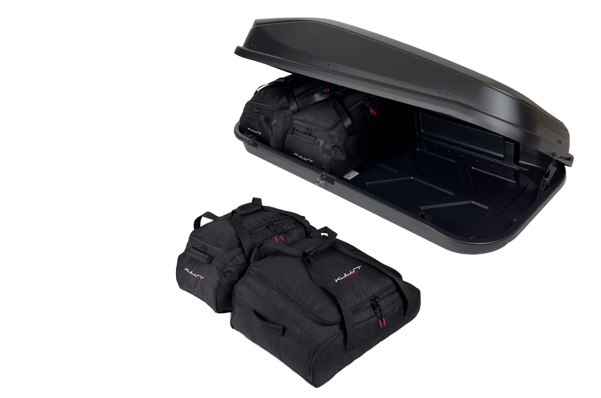 Torby KJUST do boksu dachowego Aleo Easyline 430 — komplet toreb