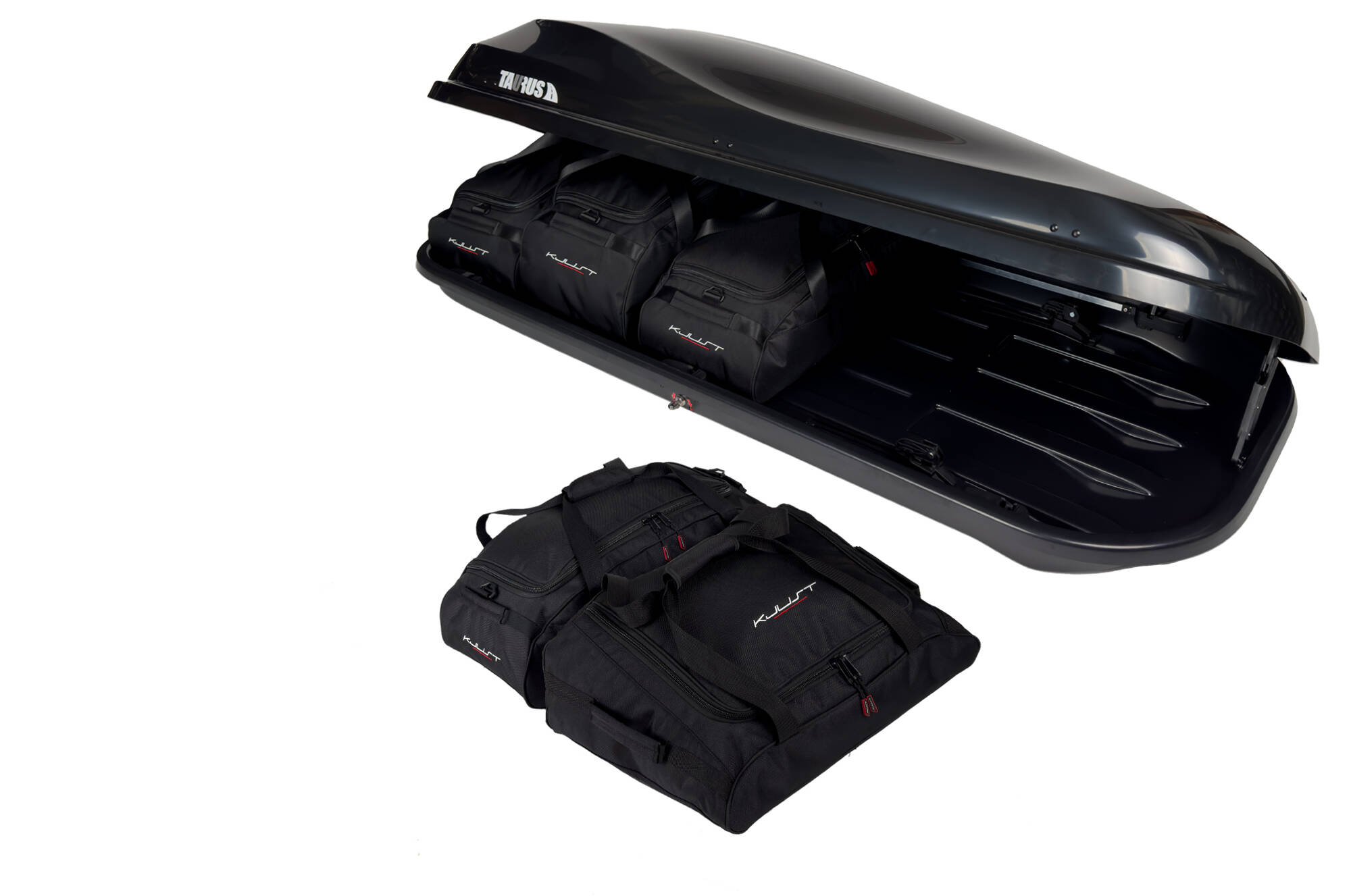 Torby KJUST do boksu dachowego Taurus Altro 500 — komplet toreb