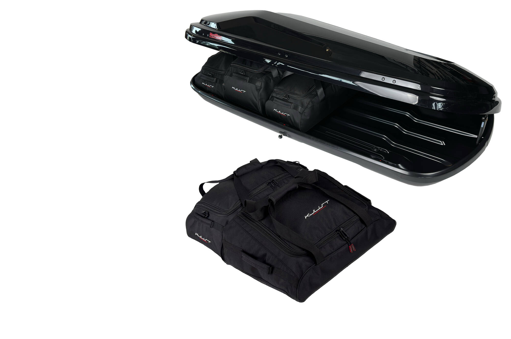 Torby KJUST do boksu dachowego Mont Blanc Altitude 450 — komplet toreb