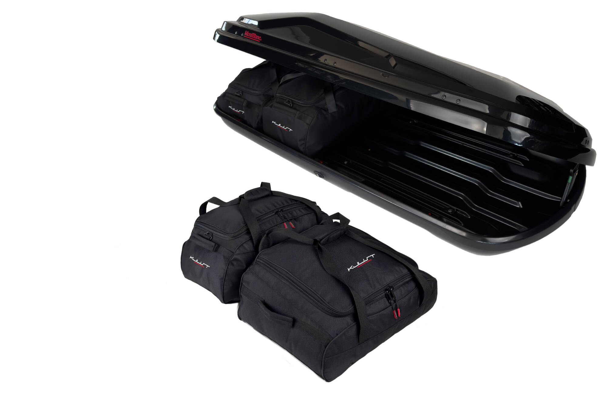 Torby KJUST do boksu dachowego Mont Blanc Altitude 350 — komplet toreb