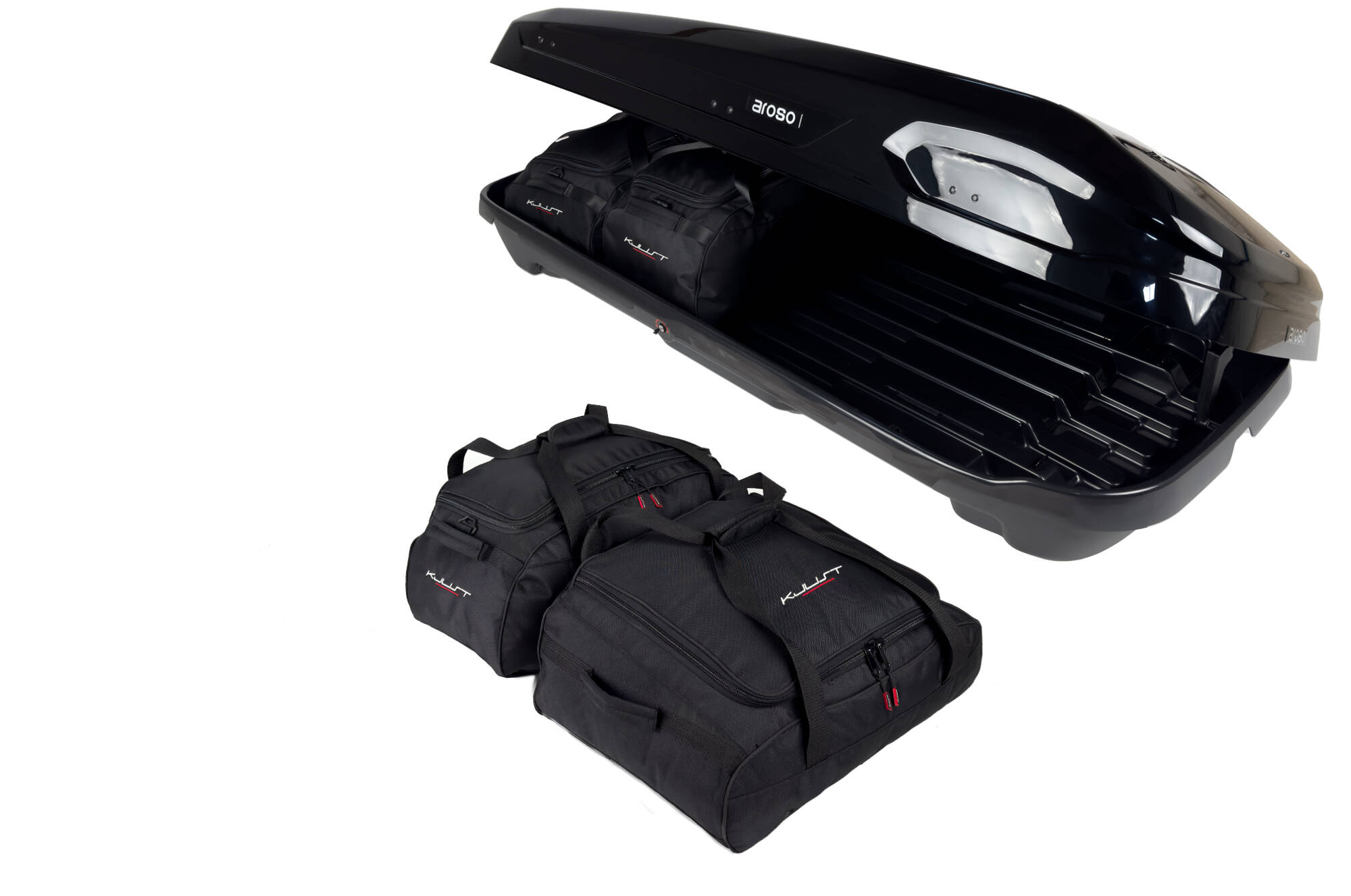 Torby KJUST do boksu dachowego Aroso Stuttgart 470 — komplet toreb