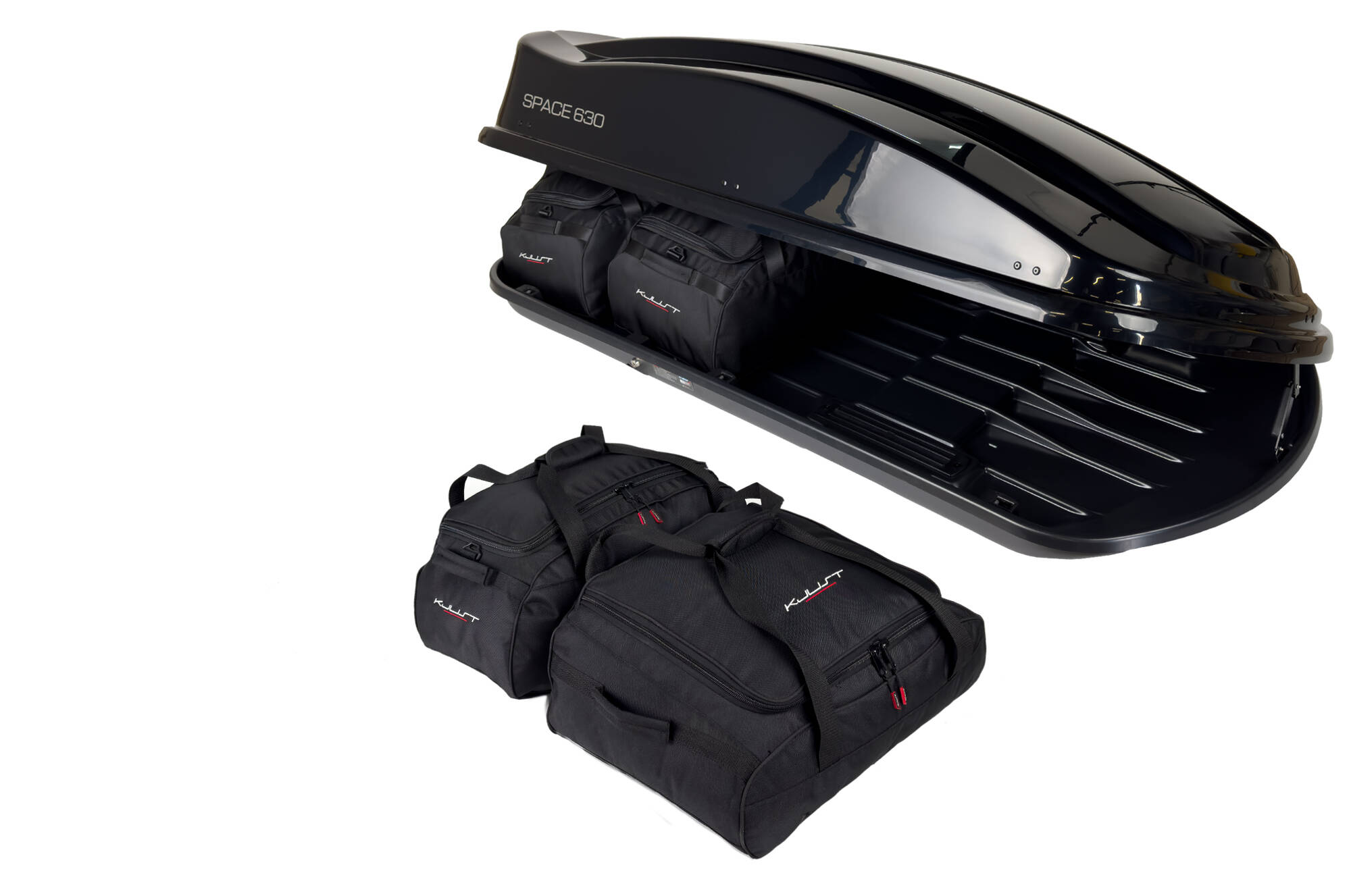 Torby KJUST do boksu dachowego LevUp Space 630 — komplet toreb