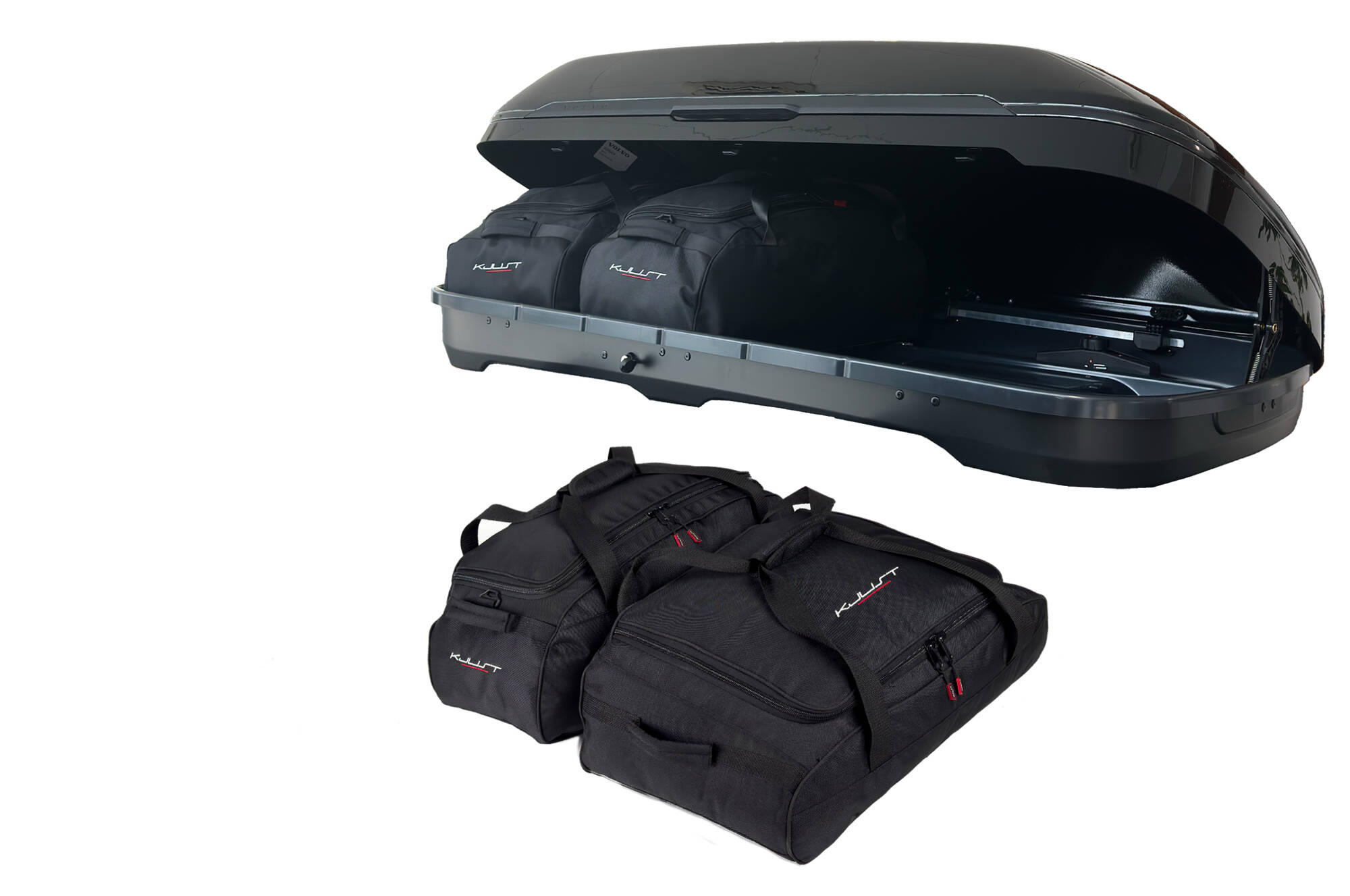 Torby KJUST do boksu dachowego Volvo Travel 400 — komplet toreb