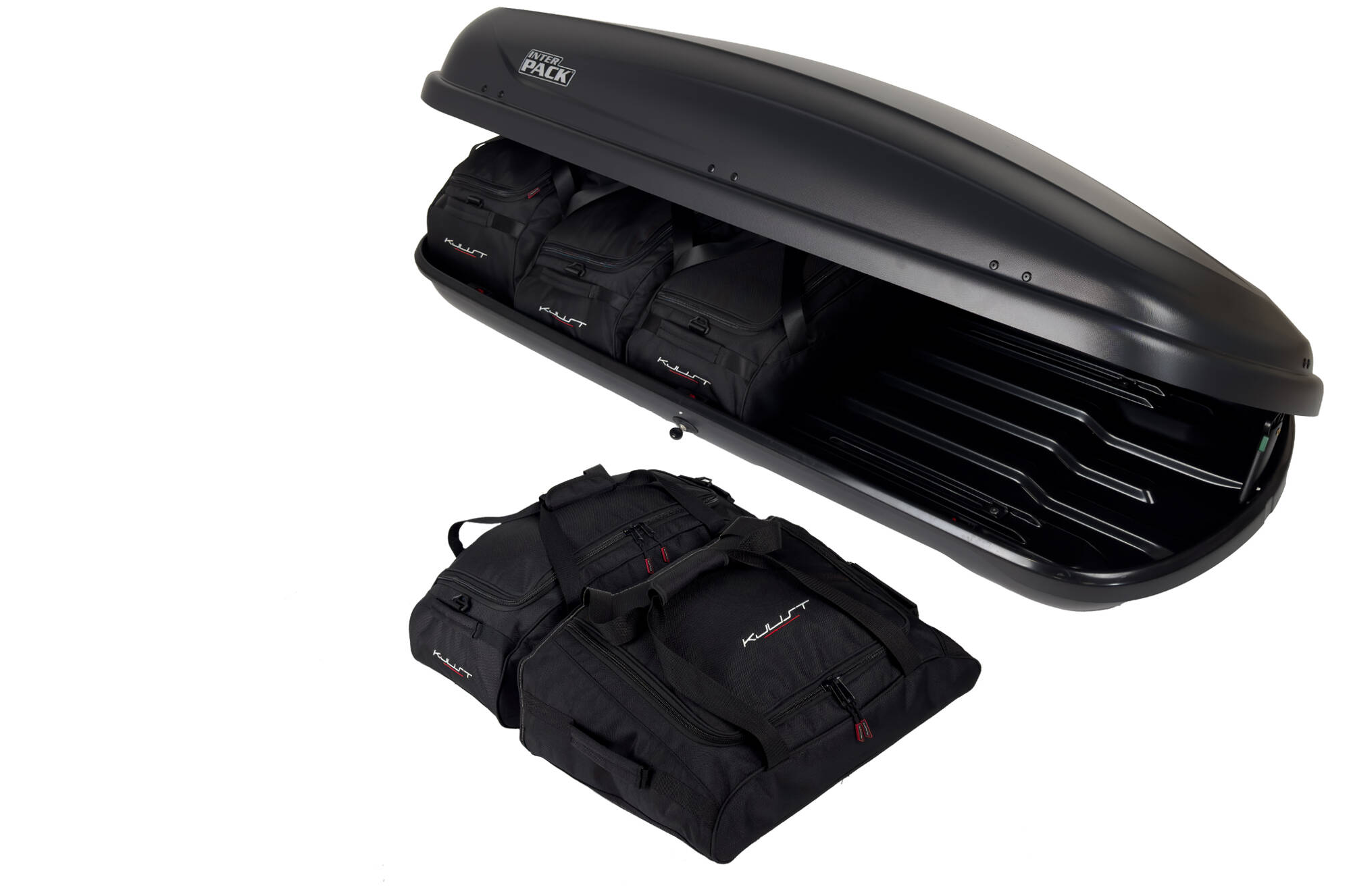 Torby KJUST do boksu dachowego Interpack Traxer 6.6 — komplet toreb