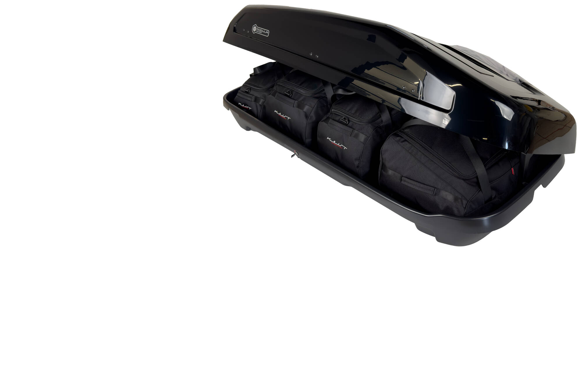 Torby KJUST do boksu dachowego Modula EVO 470 — torba frontowa