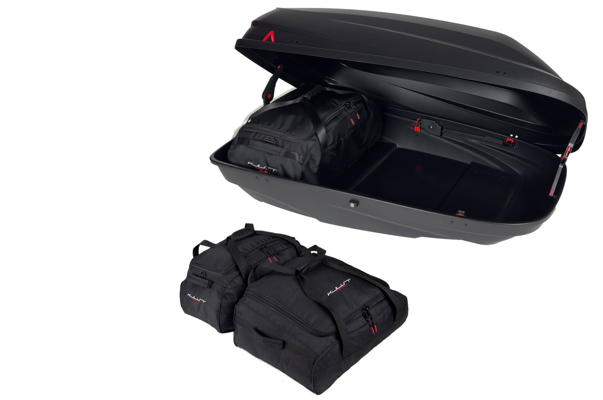 Torby KJUST do boksu dachowego G3 Bicube 400+ — komplet toreb
