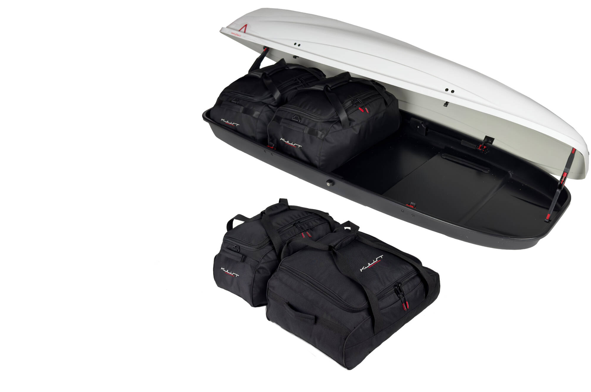 Torby KJUST do boksu dachowego G3 Helios 480 — komplet toreb