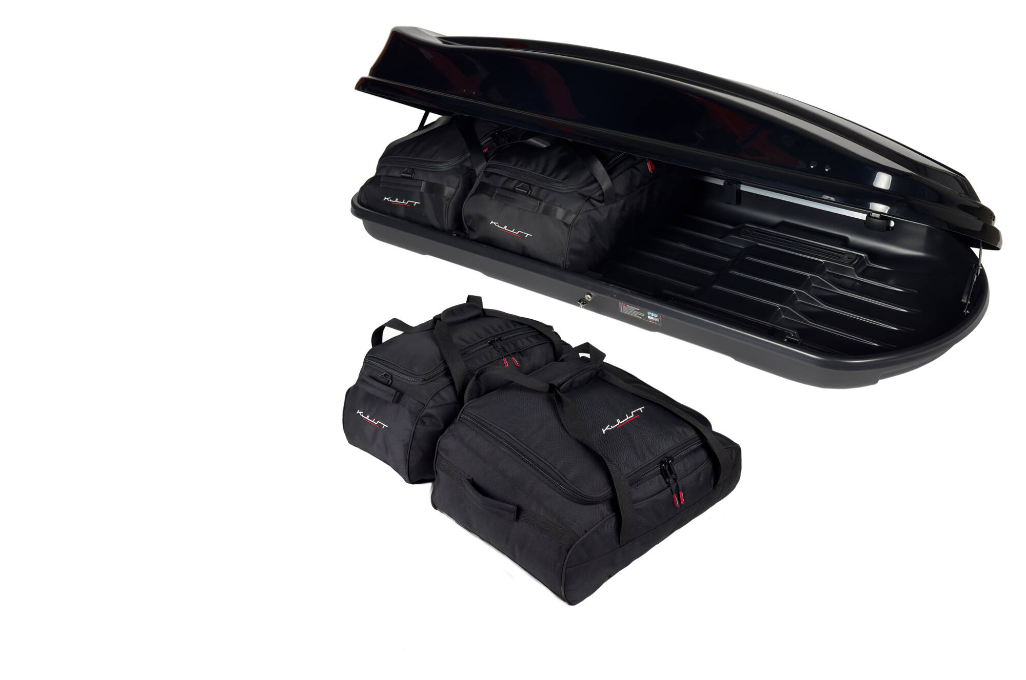 Torby KJUST do boksu dachowego LevUp Space 430 DUO — komplet toreb